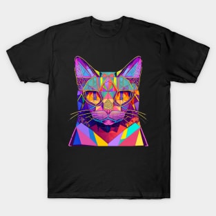 cat in color art T-Shirt